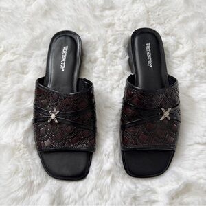 Worthington Woven Leather Sandals